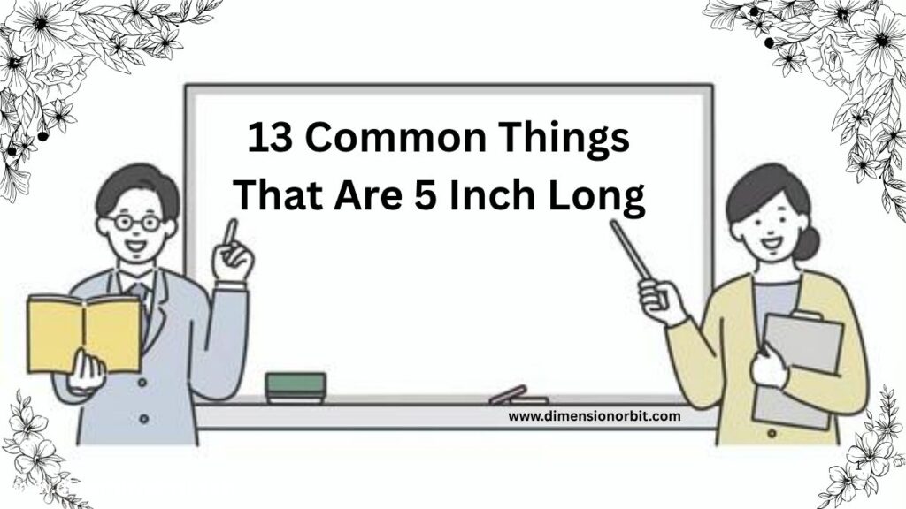 13 Common Things That Are 5 Inch Long