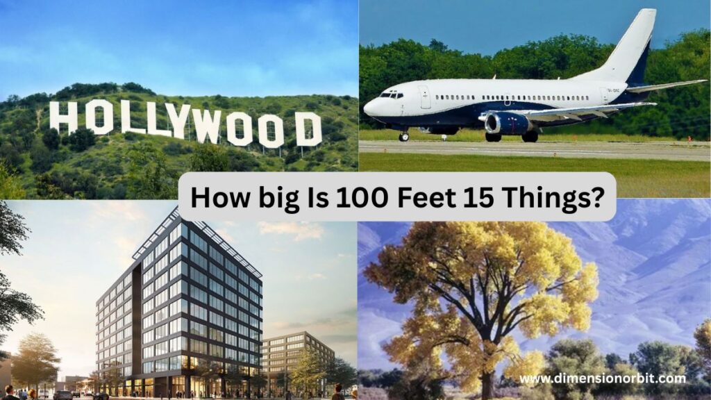 How big Is 100 Feet 15 Things?