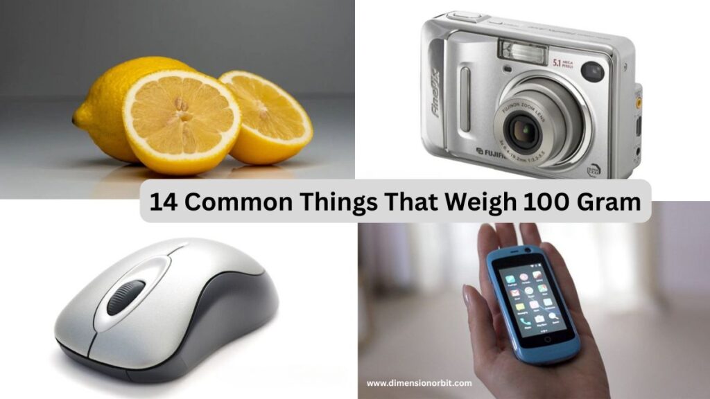 14 Common Things That Weigh 100 Gram