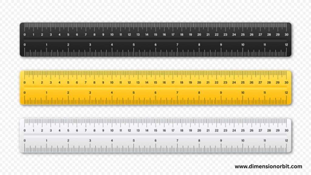 Half of a 30 cm Ruler
