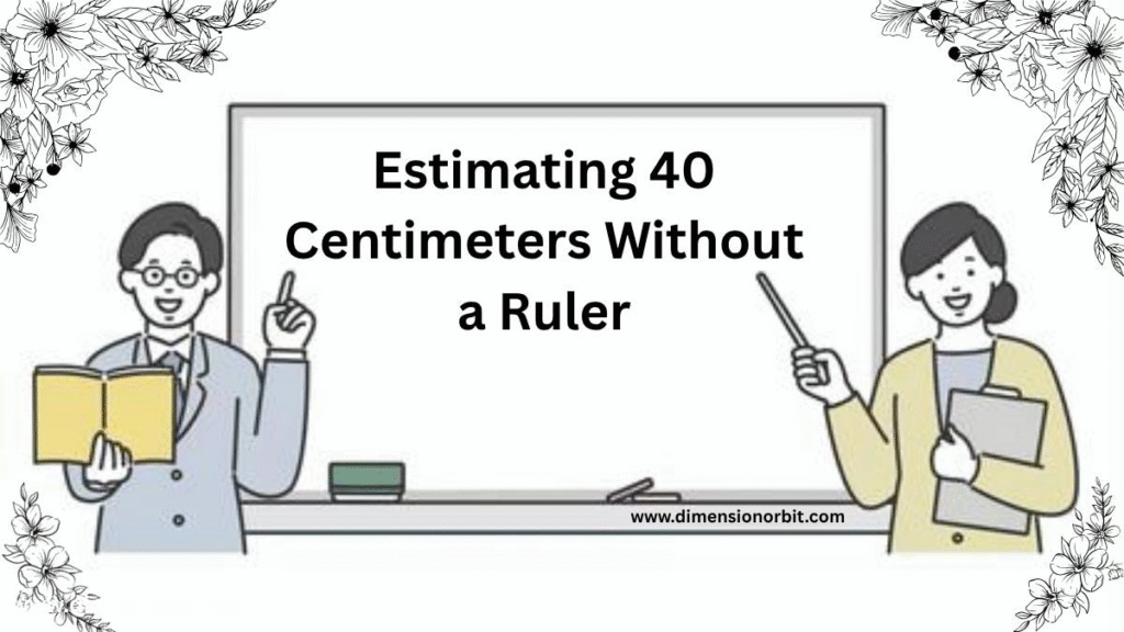 Estimating 40 Centimeters Without a Ruler