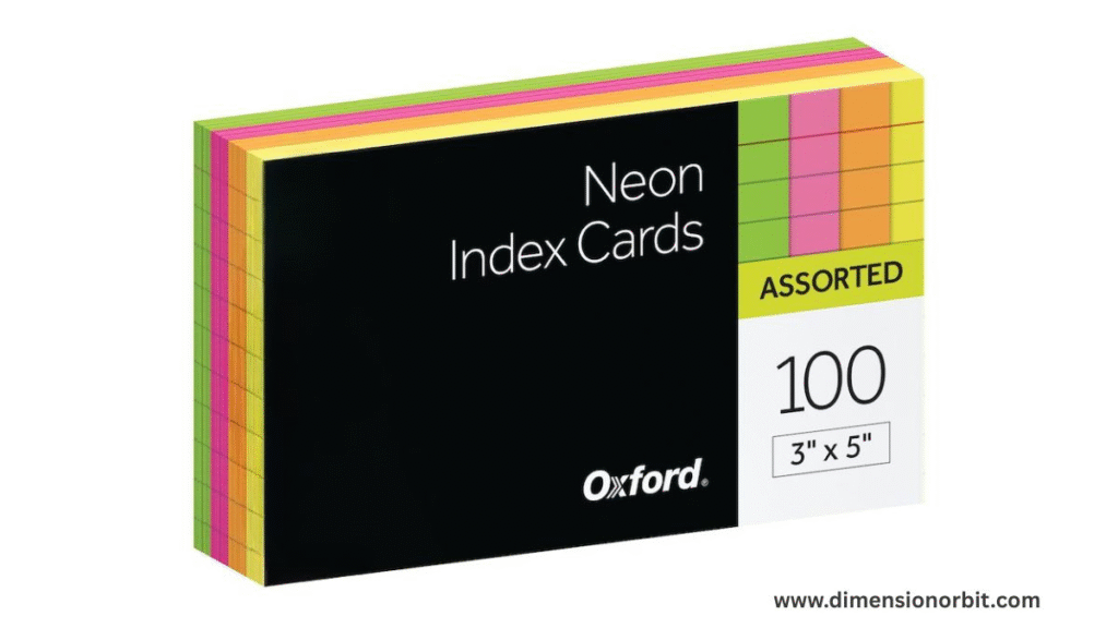 5 inch Index Card