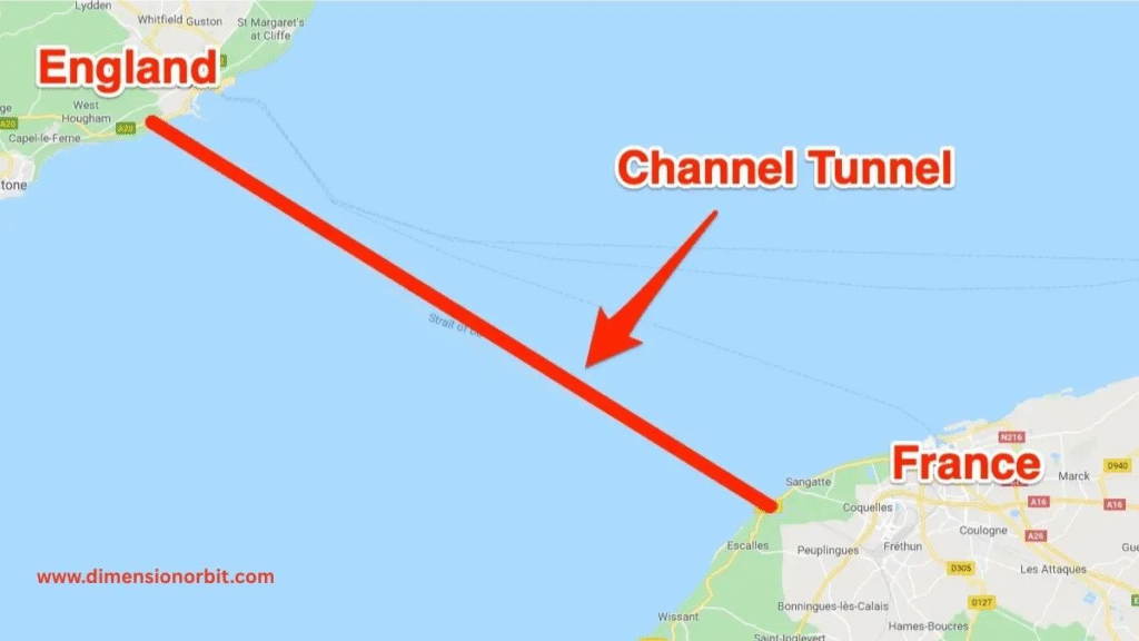 Half the Width of the English Channel