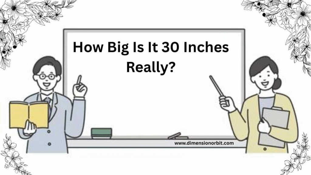 How Big Is It 30 Inches Really?