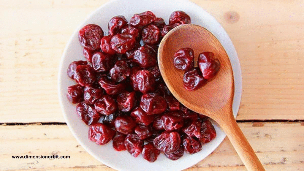 A Single Sweet Cherry (Dried or Sliced)