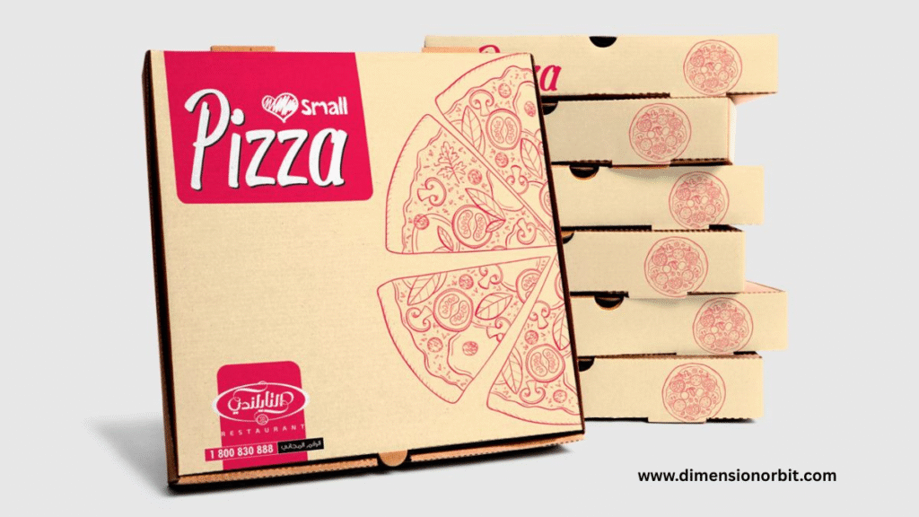 18 inches long A Medium Sized Pizza Box