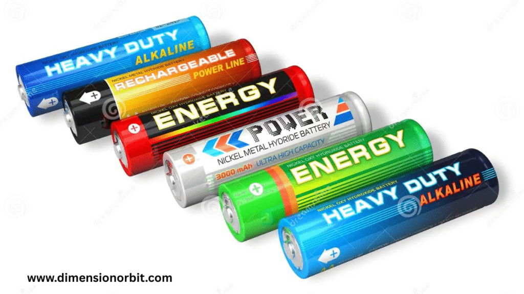 10 inch Five AA Batteries in a Lin
