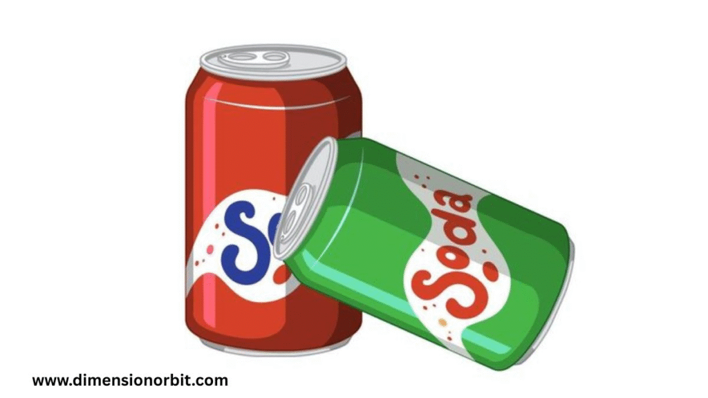10 inch Two Soda Cans Stacked