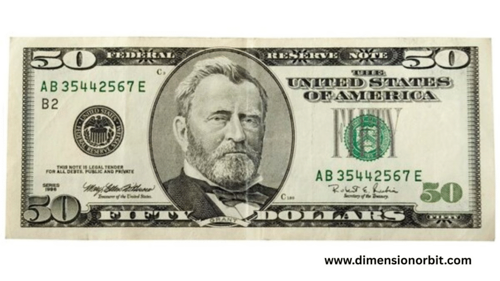 6 inches long A US Dollar Bill