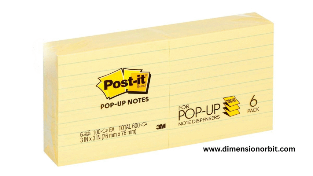 6 inches long Post it Notes (Standard Size)