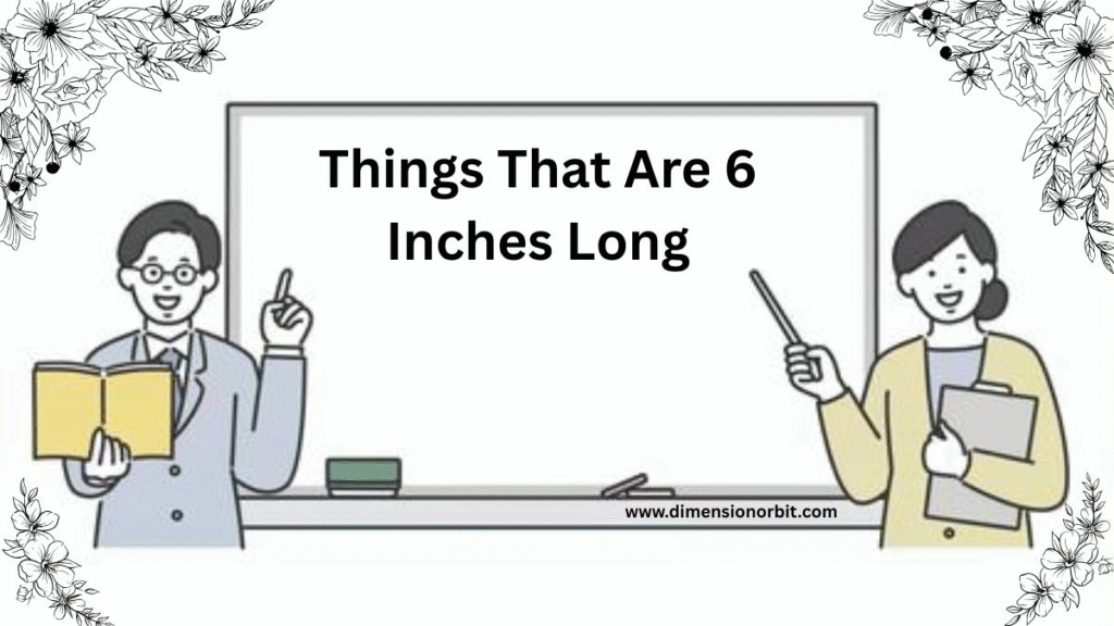 Things That Are 6 Inches Long