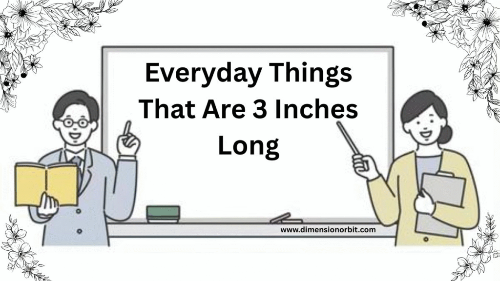 Everyday Things That Are 3 Inches Long