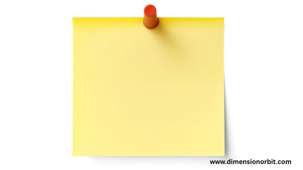 Post it Sticky Note