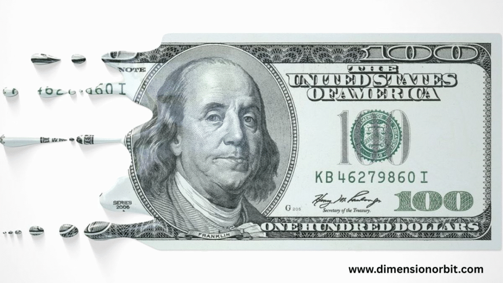 Half a U.S. Dollar Bill