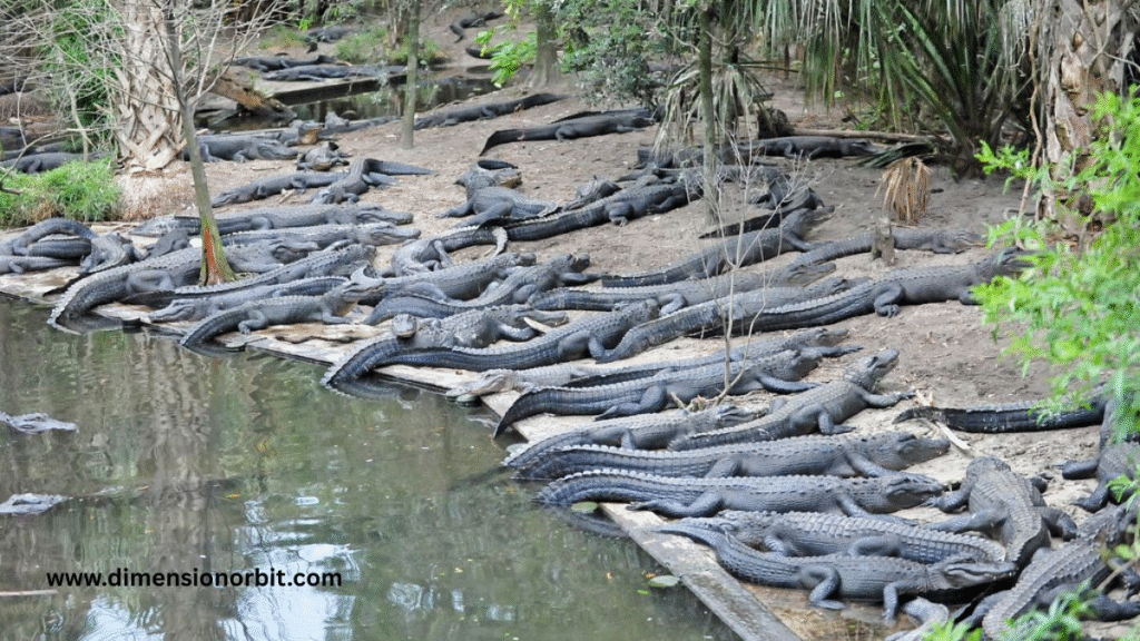 How Long Is 100 Feet? A Line of Alligators
