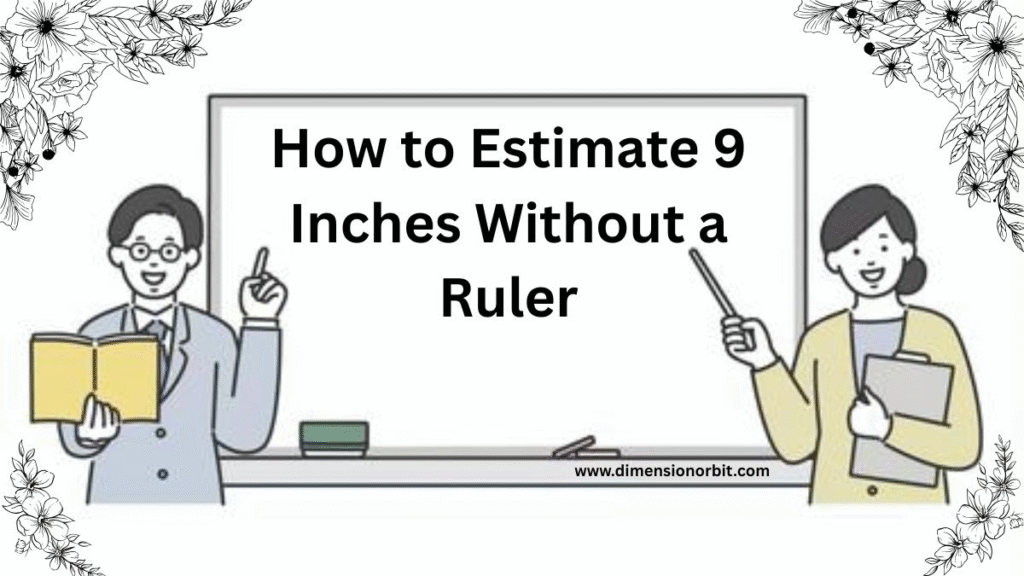 How to Estimate 9 Inches Without a Ruler