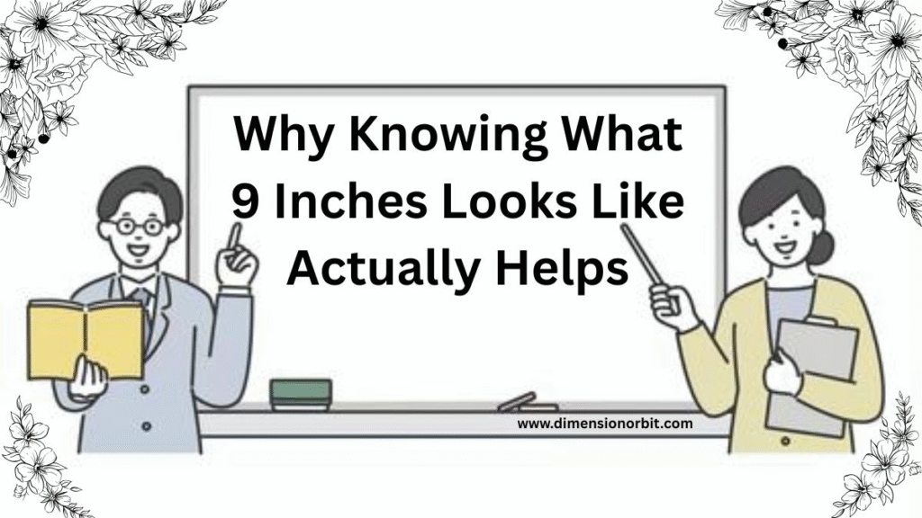 Why Knowing What 9 Inches Looks Like Actually Helps