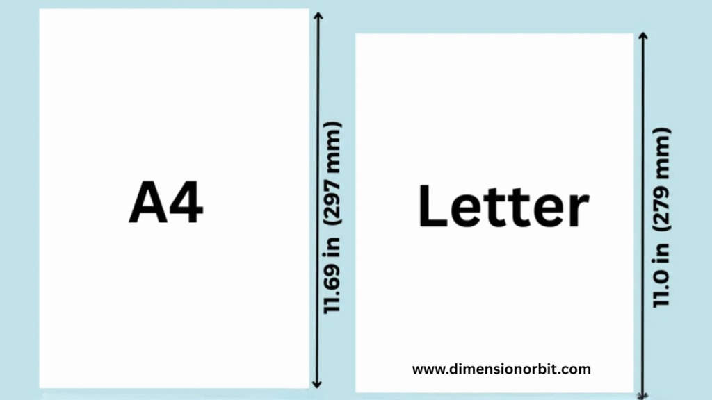 A Sheet of Letter Size Paper