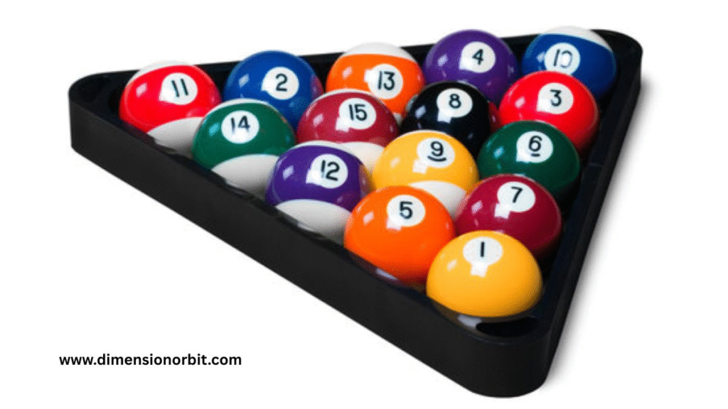 11 inches Five Pool Balls