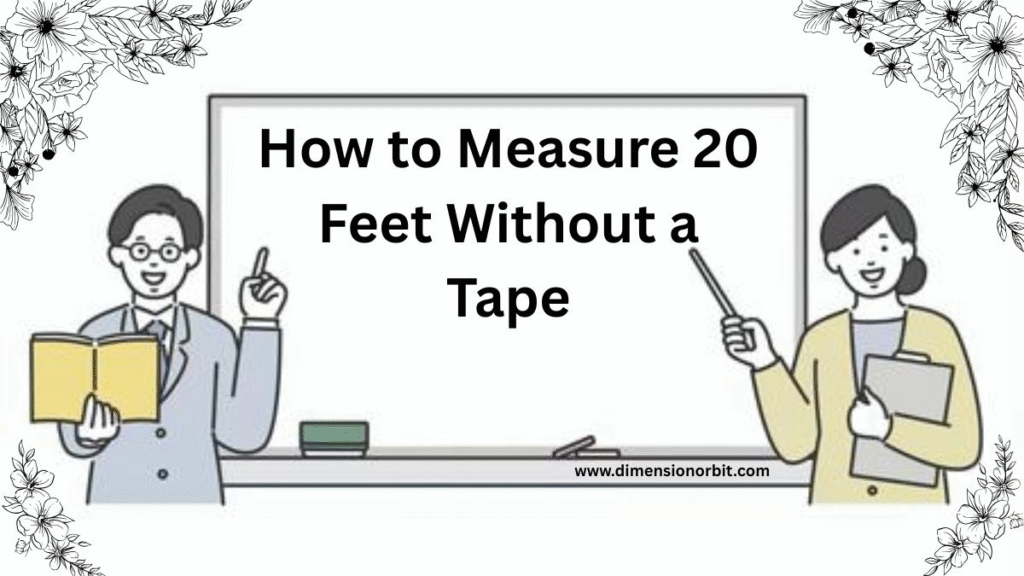 How to Measure 20 Feet Without a Tape