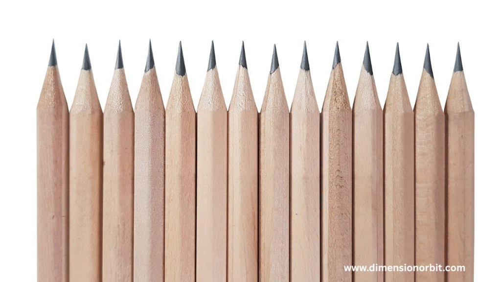 10 ounces Ten Standard Wooden Pencils