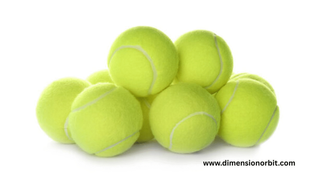 Set of Five Tennis Balls