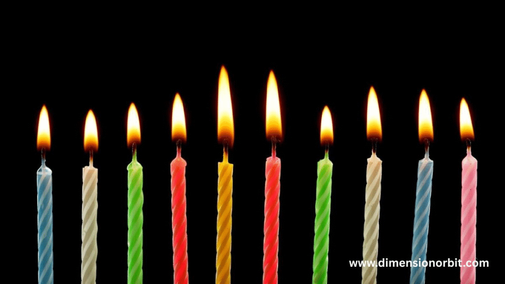 10 grams Ten Birthday Candles