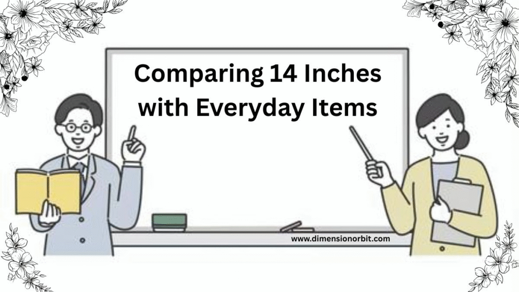 Comparing 14 Inches with Everyday Items