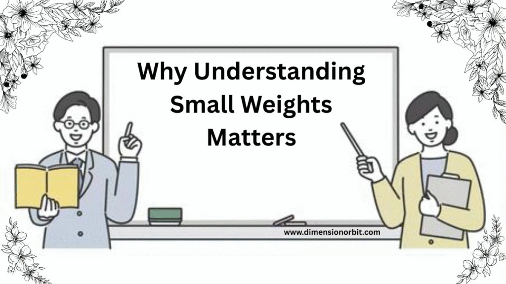 Why Understanding Small Weights Matters