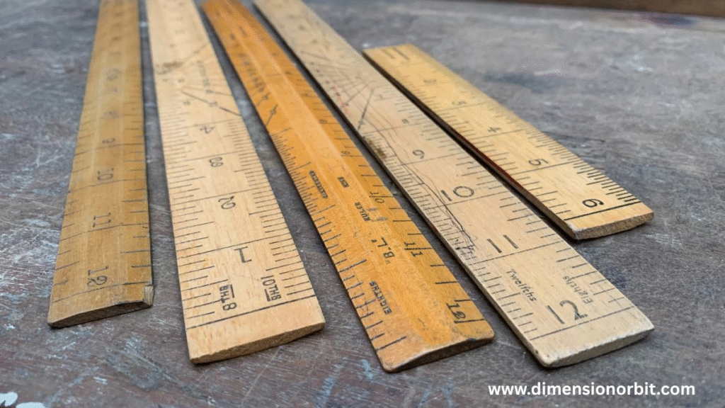 Wooden Ruler Plus Two Inches