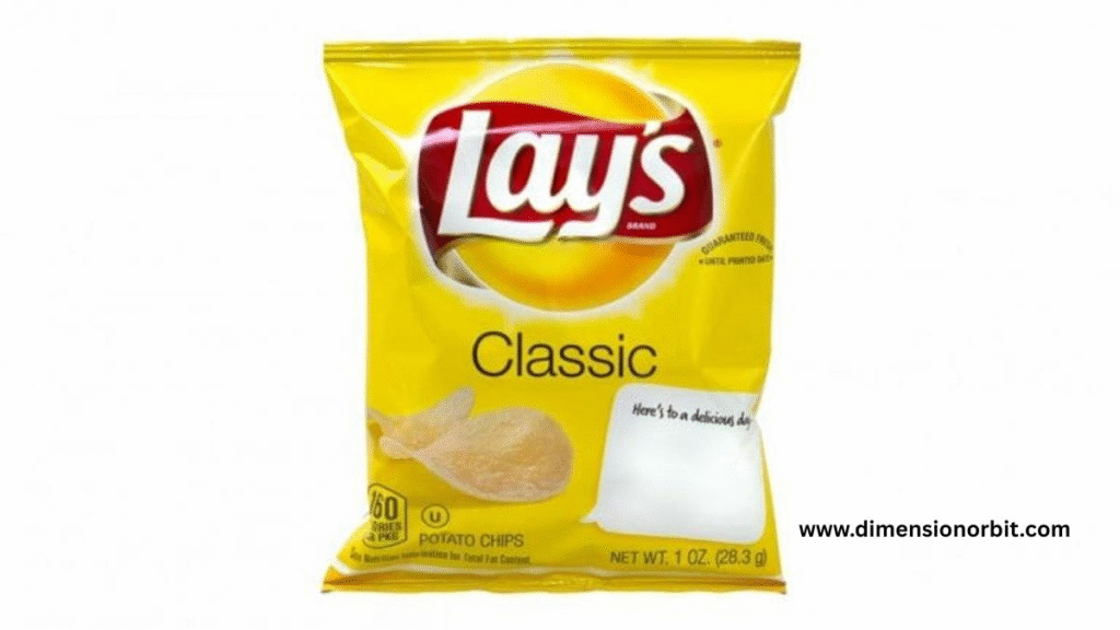 A Small Bag of Potato Chips 100 gram
