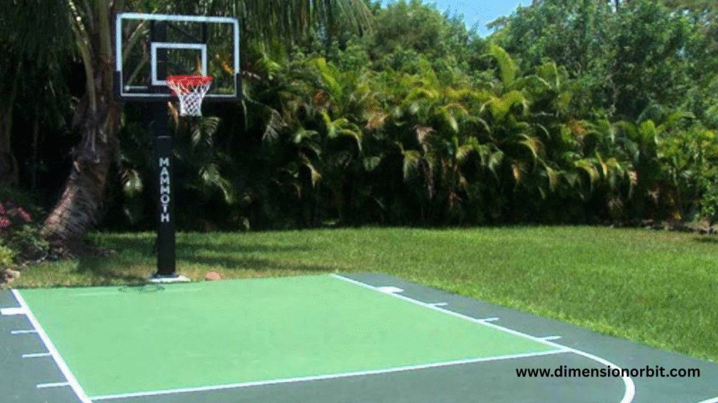 Half the Width of a Basketball Court