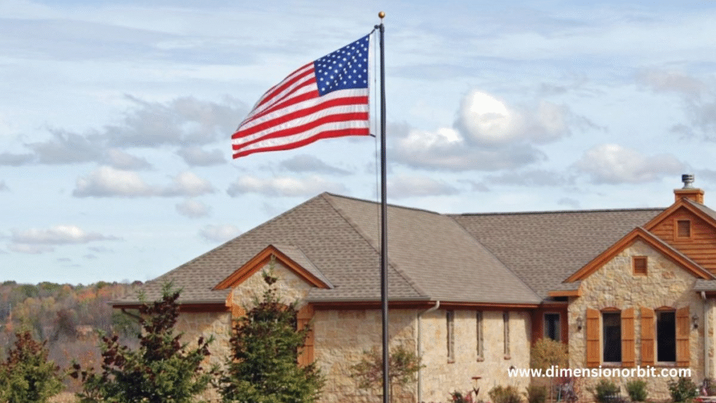 20 Feet A Residential Flagpole