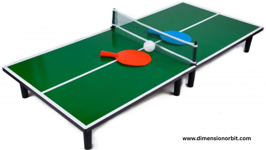 Width of Five Ping Pong Tables