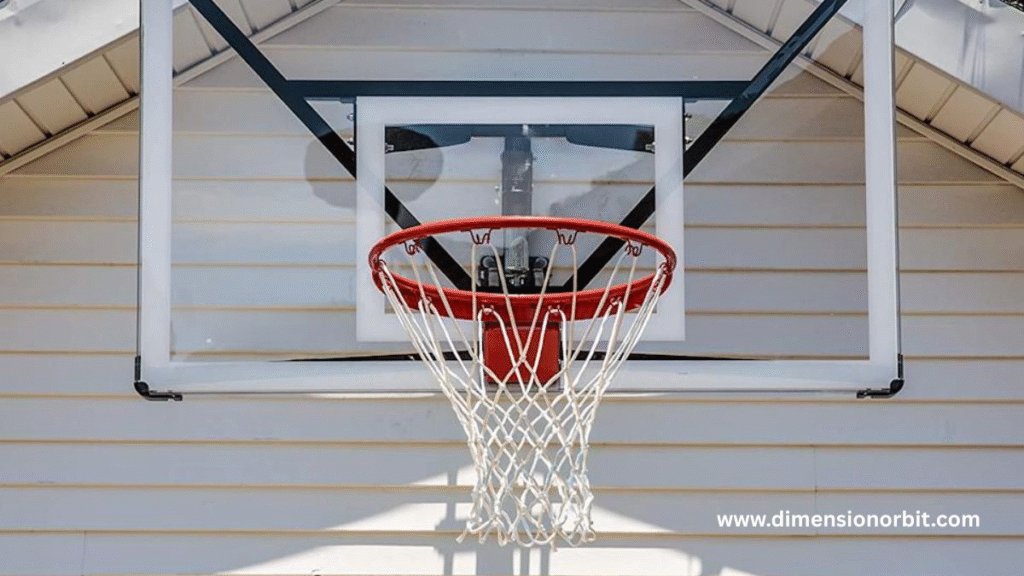 Six Basketball Hoops Stacked Vertically