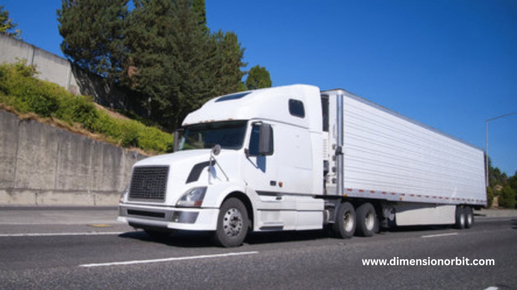 60 feet A Semi Truck with Trailer