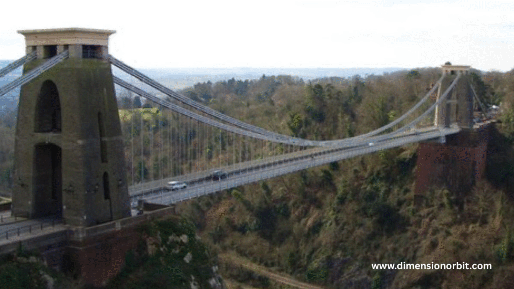 200 feet The Span Between Suspension Bridge Towers