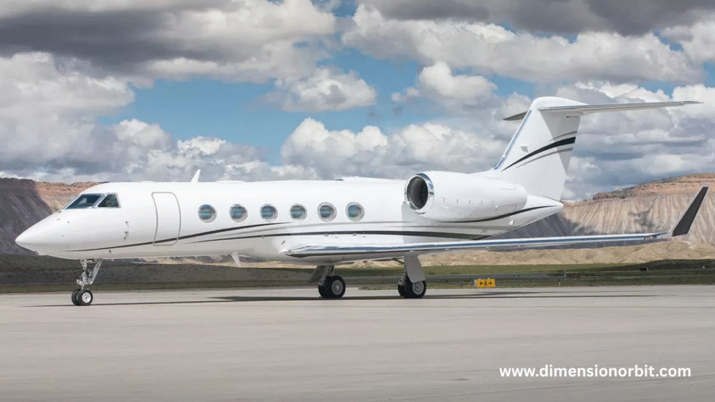 75 feet The Gulfstream G450