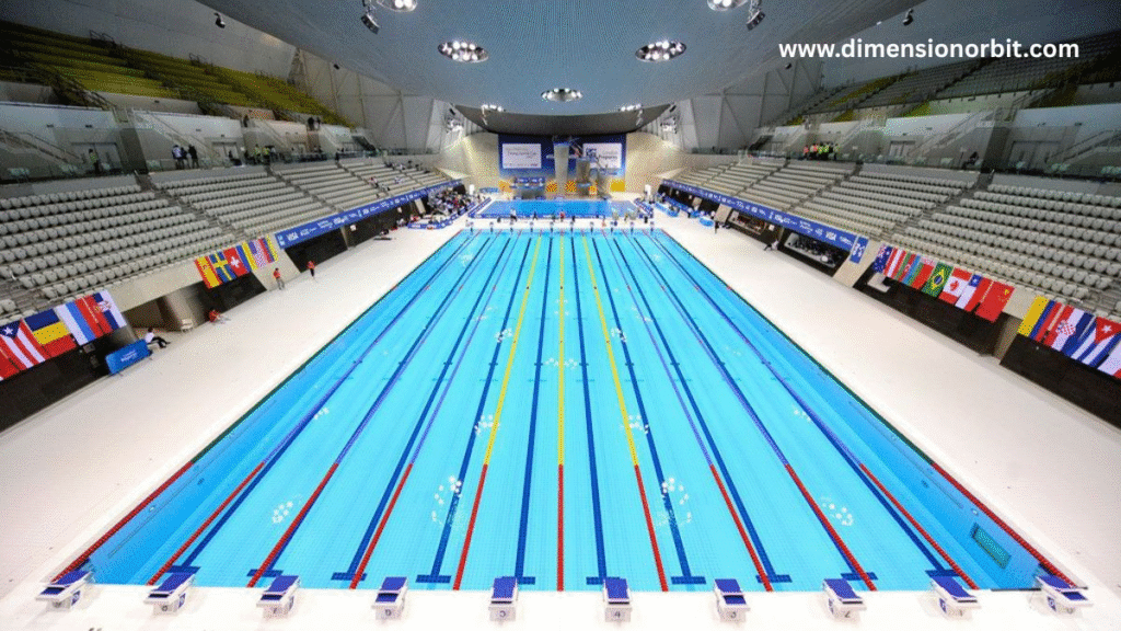 75 feet Olympic Swimming Pool Width