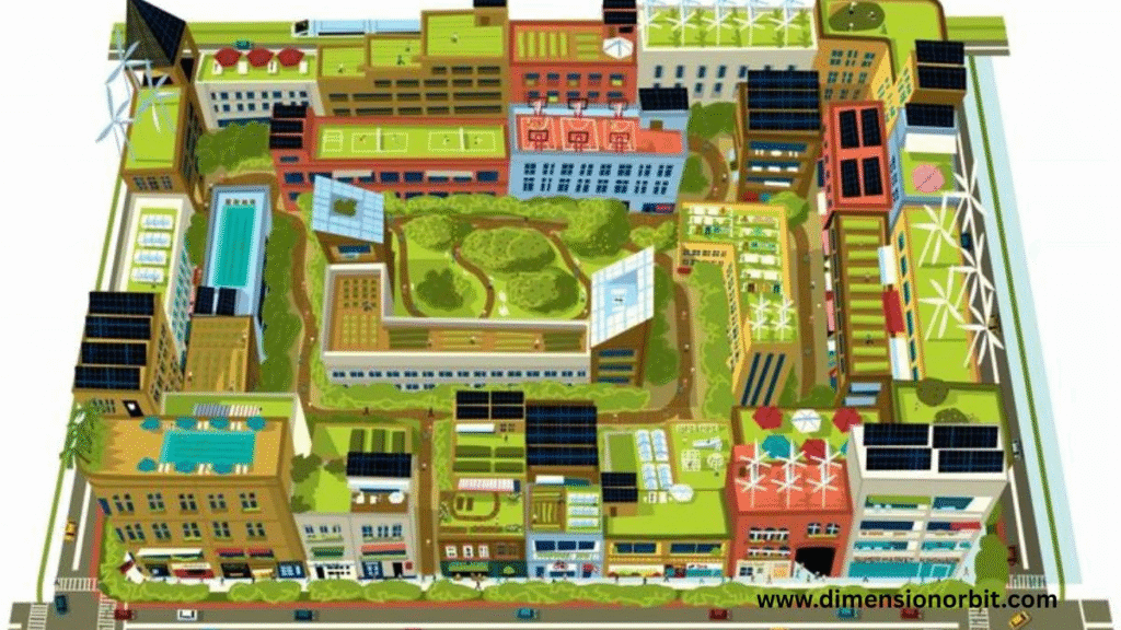 75 feet City Block Width in Urban Areas