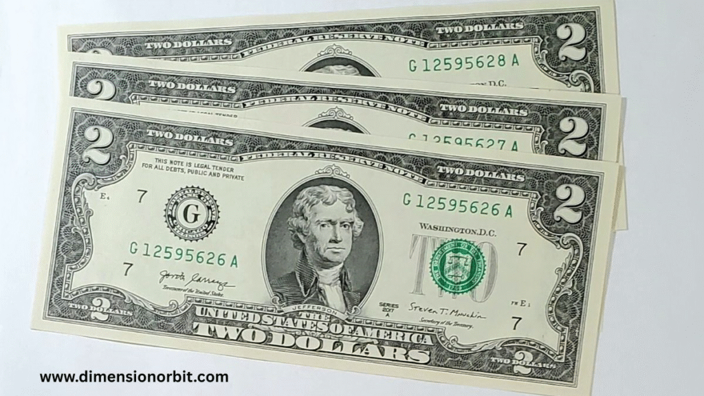 Two US Dollar Bills