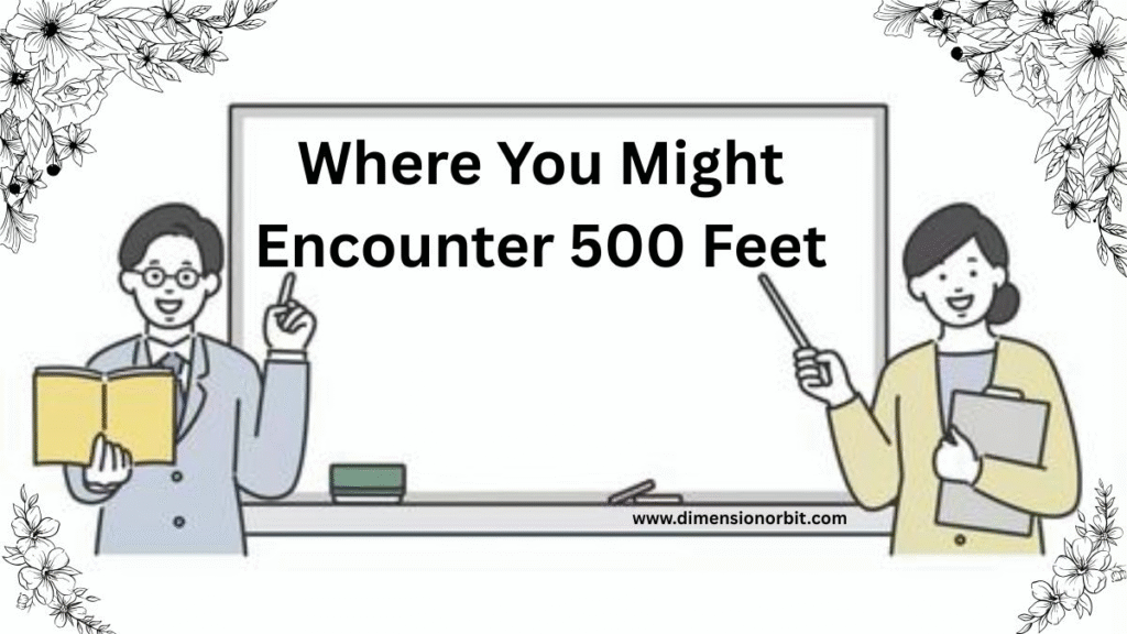 Where You Might Encounter 500 Feet