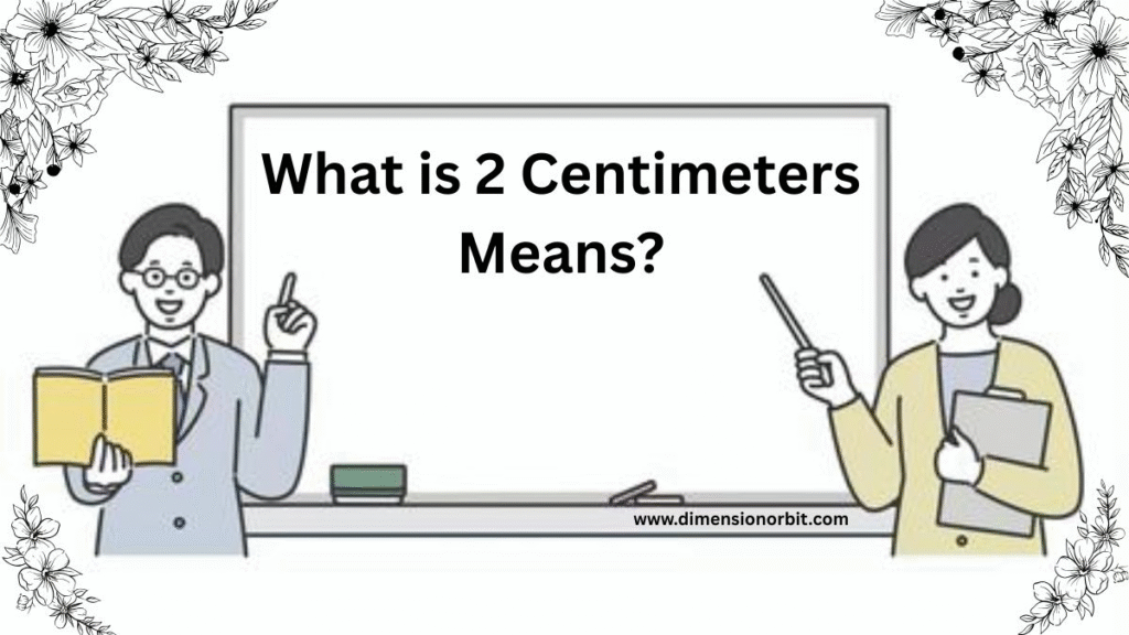 What is 2 Centimeters Means?
