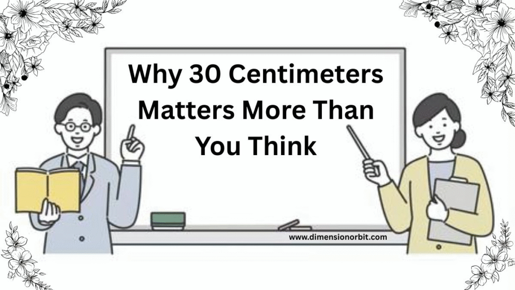 Why 30 Centimeters Matters More Than You Think