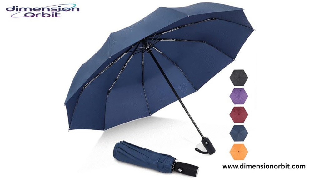 Folded Travel Umbrella