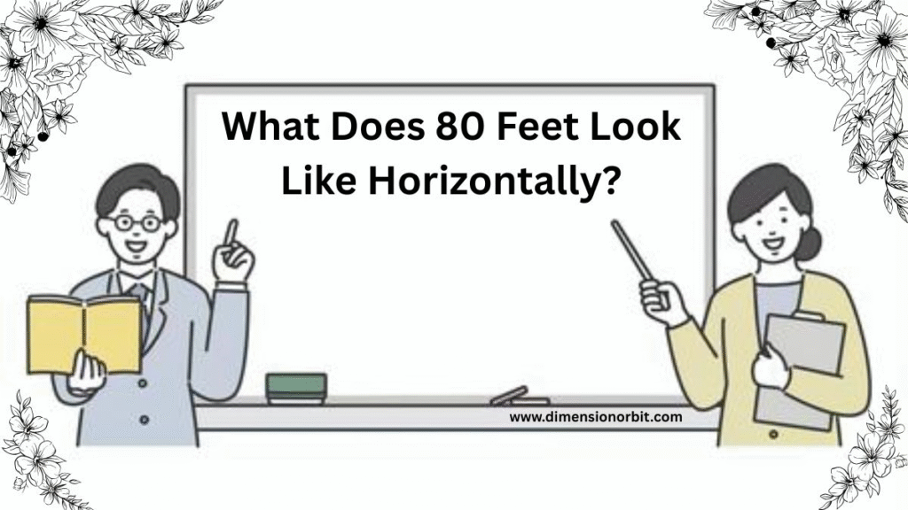 What Does 80 Feet Look Like Horizontally?