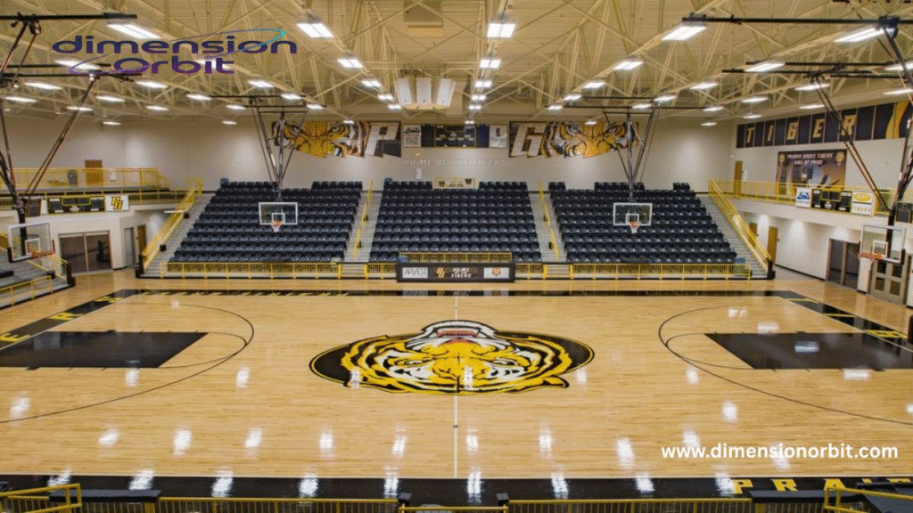 High School Basketball Court