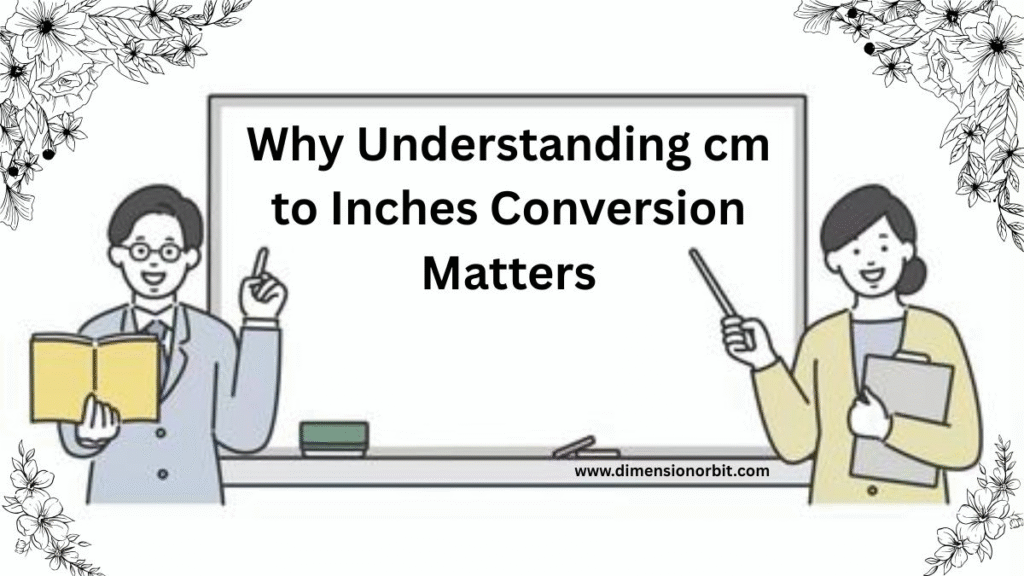 Why Understanding cm to Inches Conversion Matters