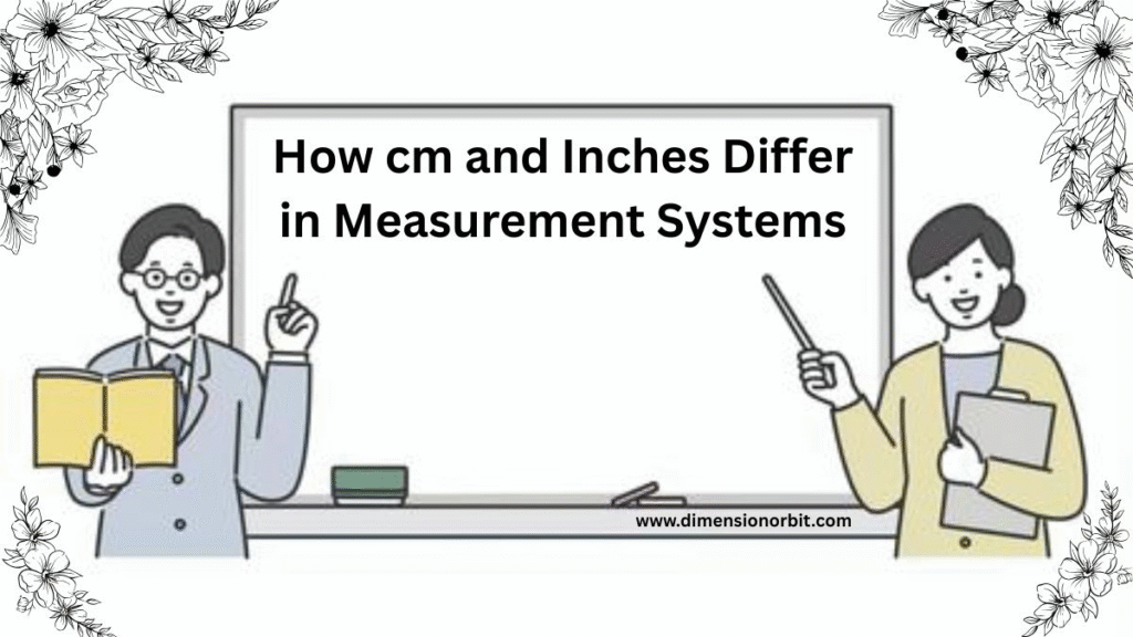 How cm and Inches Differ in Measurement Systems