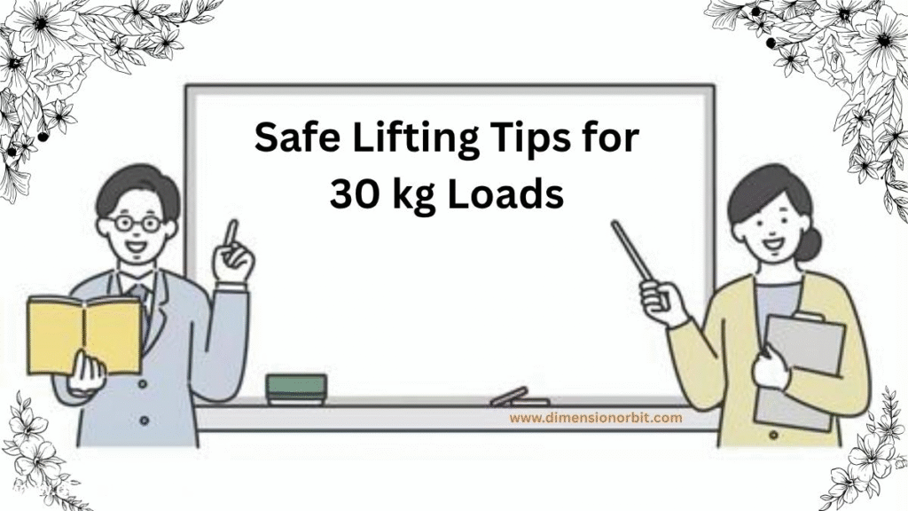 Safe Lifting Tips for 30 kg Loads